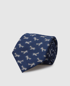 Stefano Ricci Children's silk set of tie and scarf in print YDHNG500