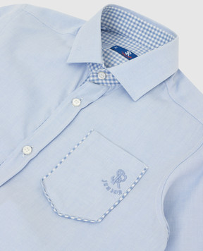 Stefano Ricci Children's blue shirt YAC6400030LJ1613