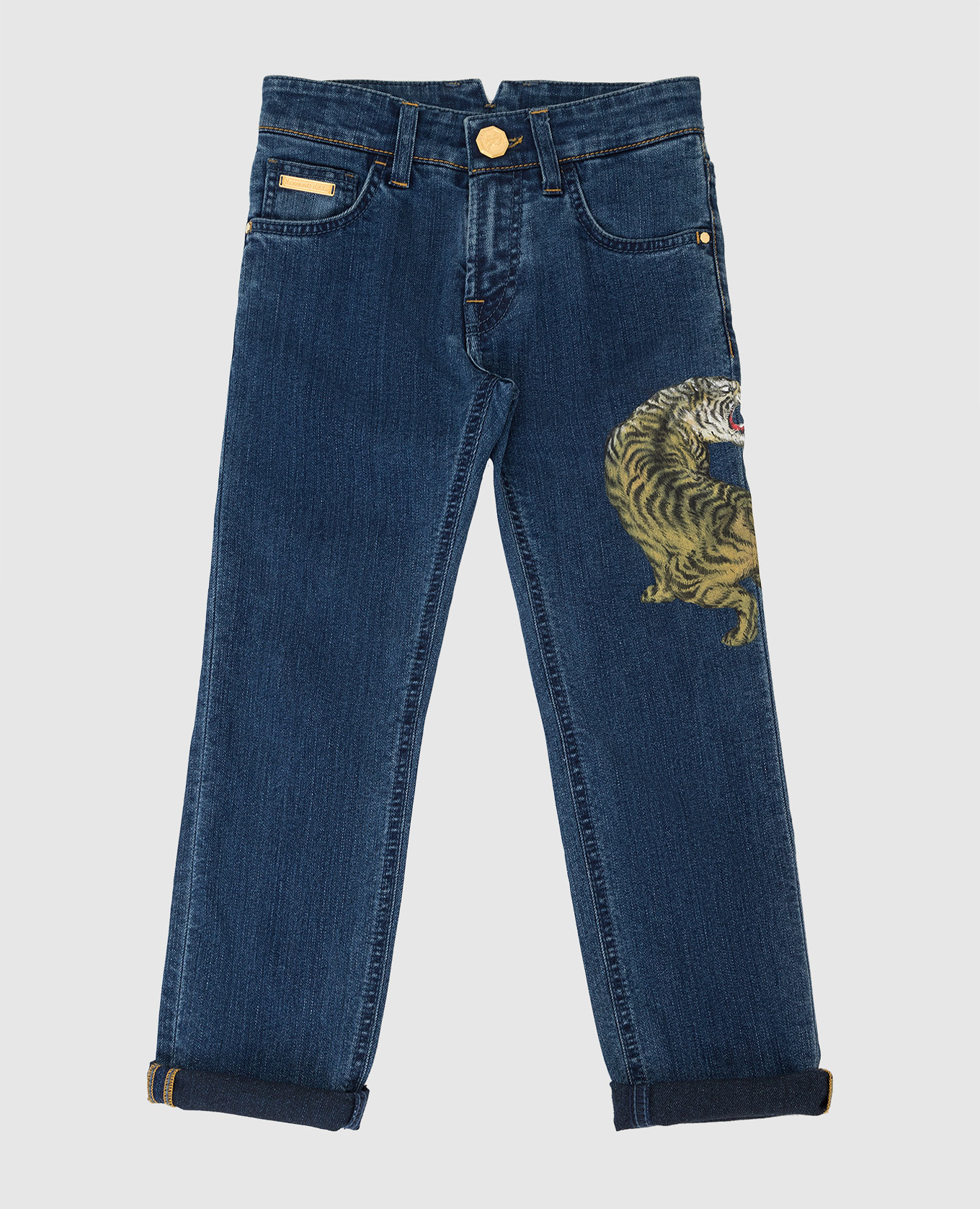 

Children's printed jeans Stefano Ricci, Blue