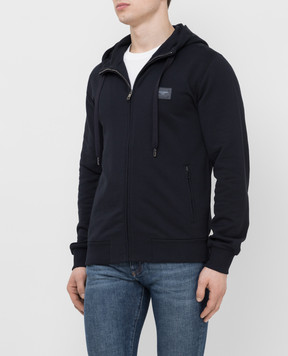 Dolce&Gabbana Navy blue logo sweatshirt G9PD2TFU7DU