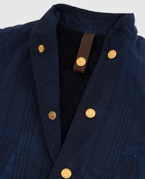 Stefano Ricci Children's dark blue vest YXJ6K00020HTCERA