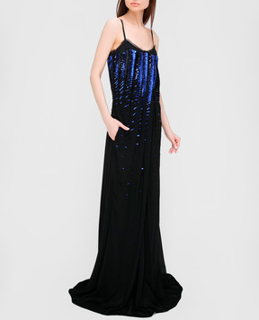 Roberto Cavalli Black dress with sequins PTR208