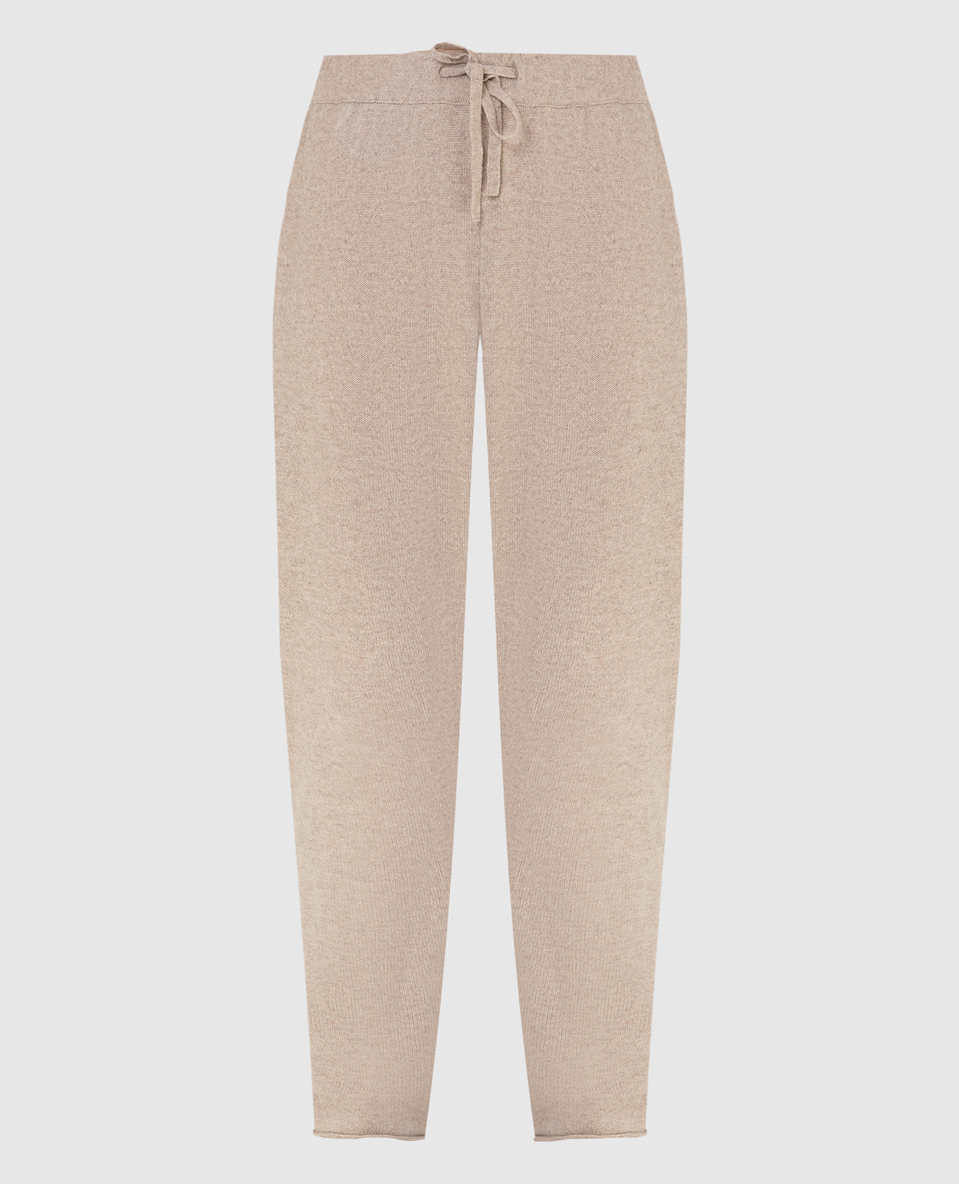 

Light beige cashmere trousers CO