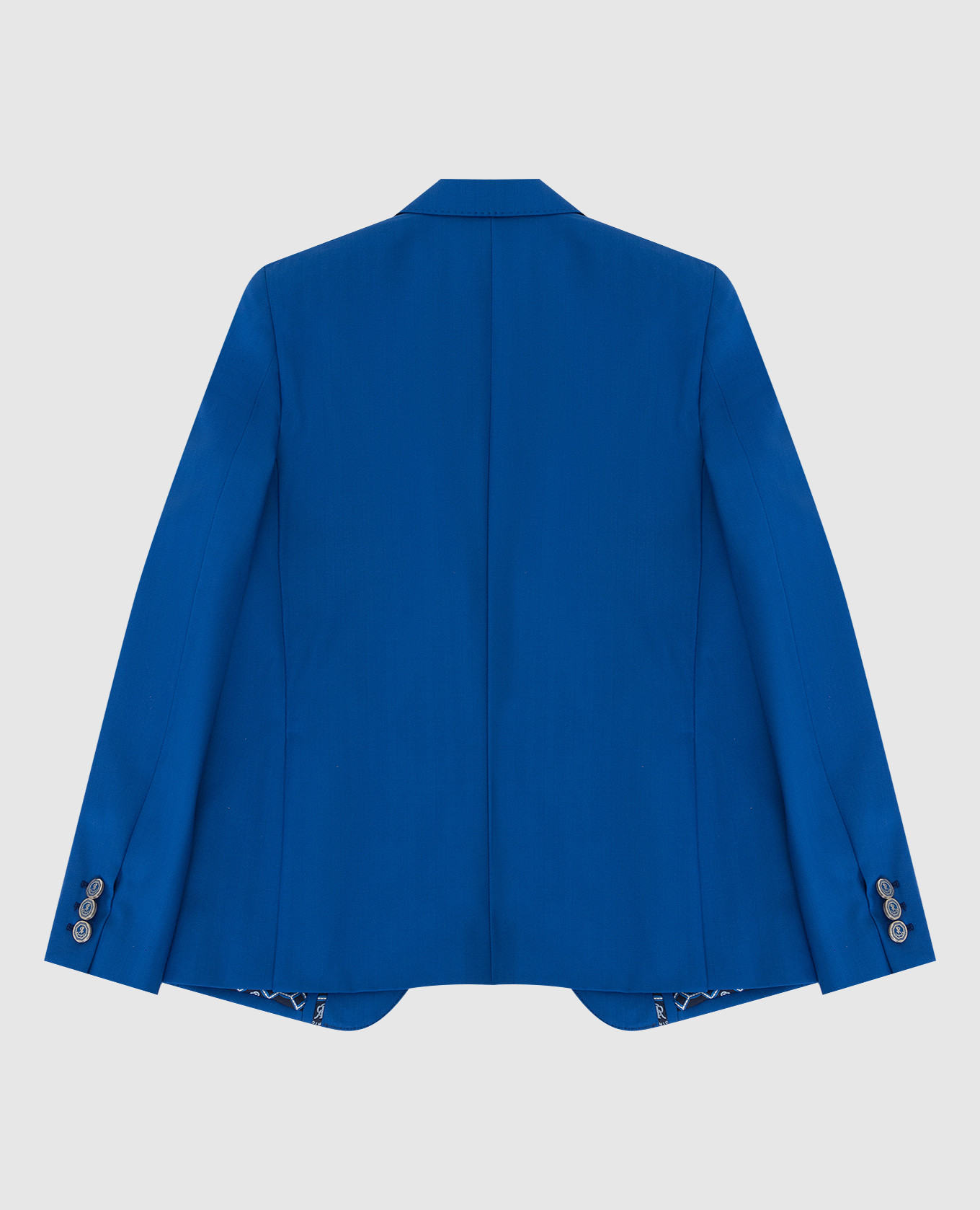 

Patterned wool jacket for children Stefano Ricci, Blue