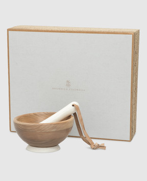 Brunello Cucinelli Walnut mortar MLTABL0017