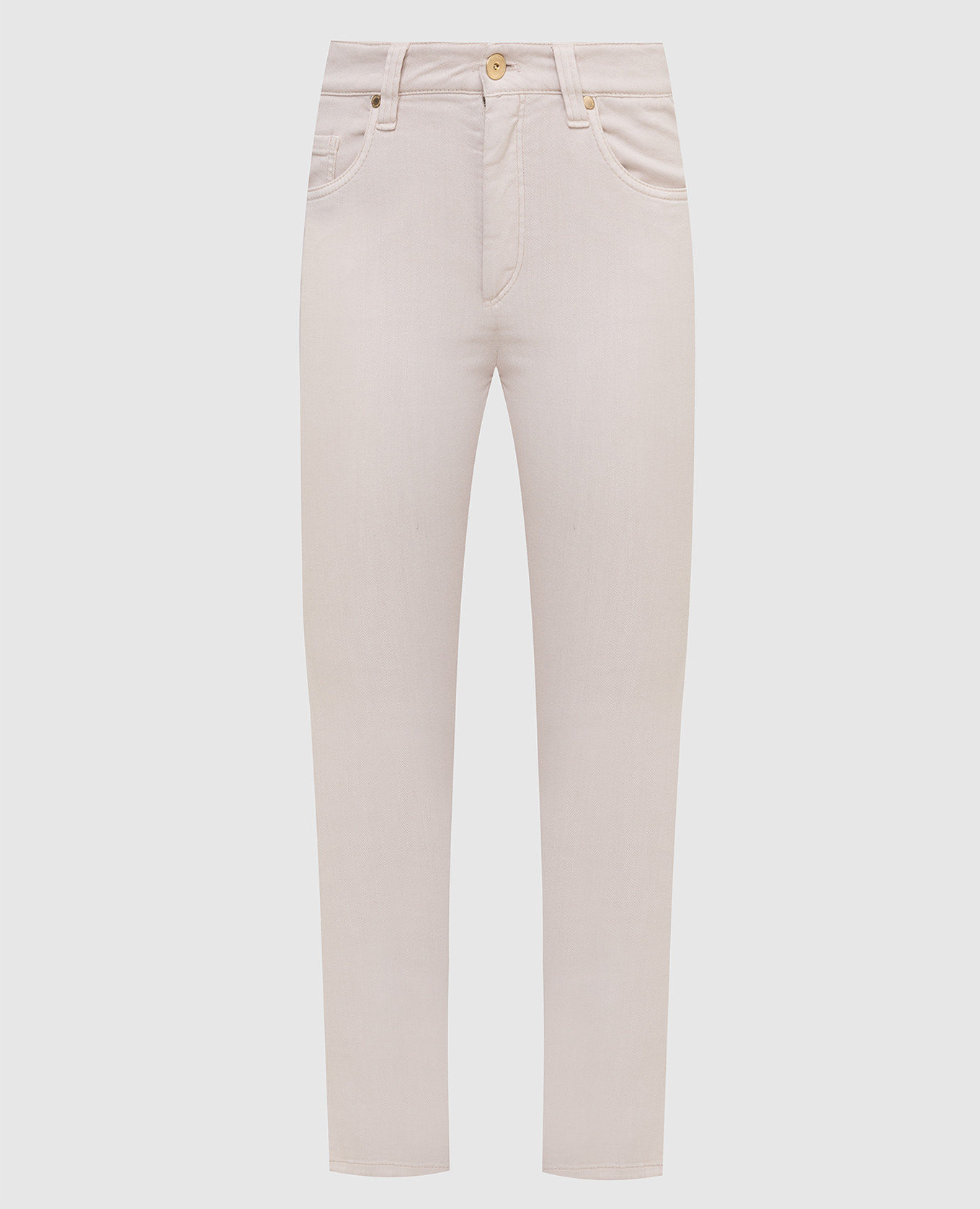 

Light beige bootcut jeans Brunello Cucinelli