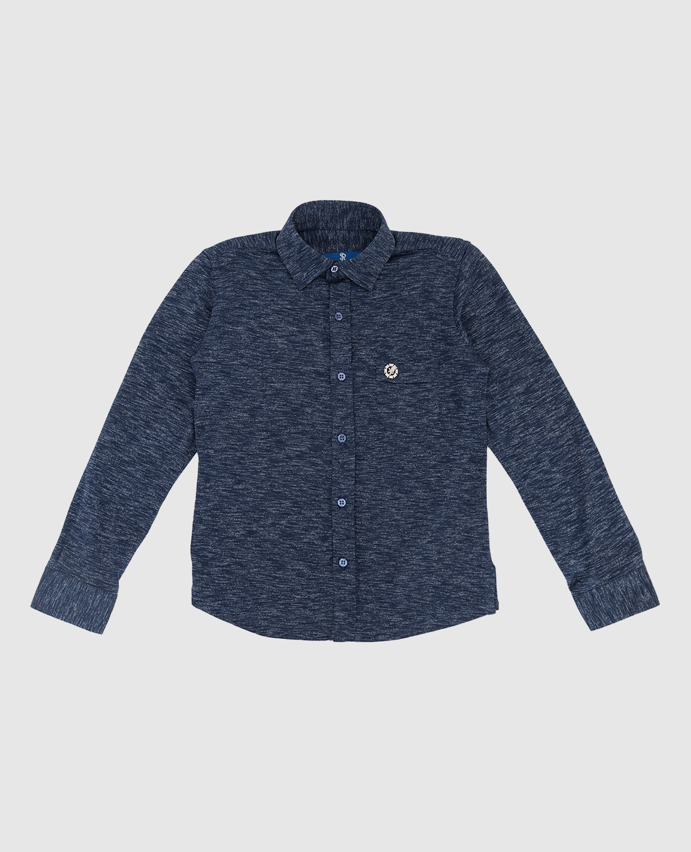 

Children's blue shirt in a pattern Stefano Ricci, Light blue