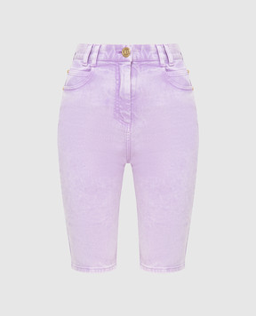 Balmain Lilac shorts VF15425D090
