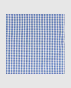 Stefano Ricci Children's blue plaid pasha YFZ25COLJ1863