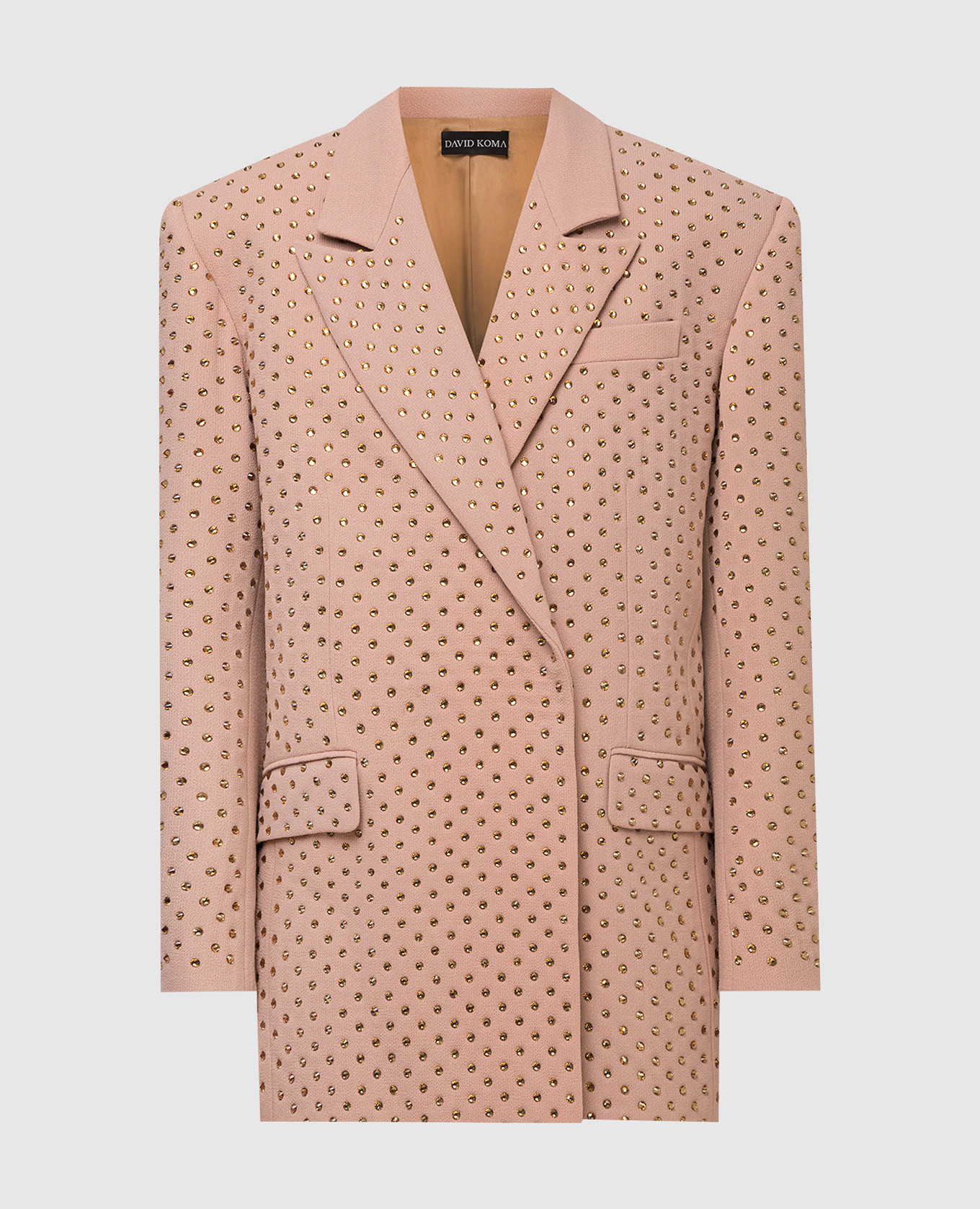 

Beige jacket with crystals David Koma