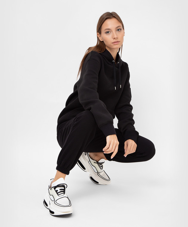 Mackage - Krys black logo hoodie KRYSR - shop with European