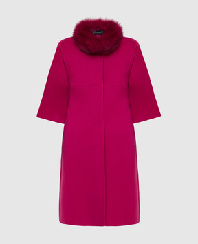 Heresis Pink wool coat J50100SLIMG300
