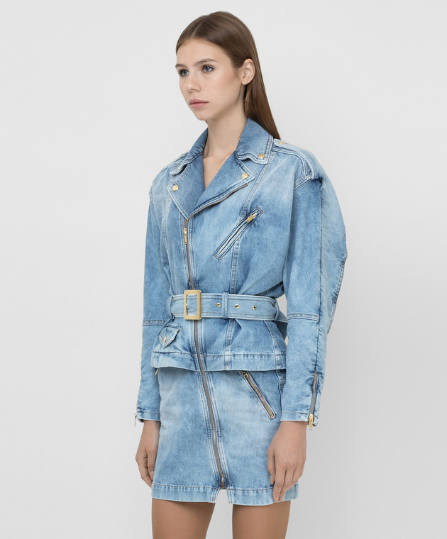 ALEXANDRE VAUTHIER - Washed peplum denim dress 213DR15231530 - shop with  European delivery at Symbol