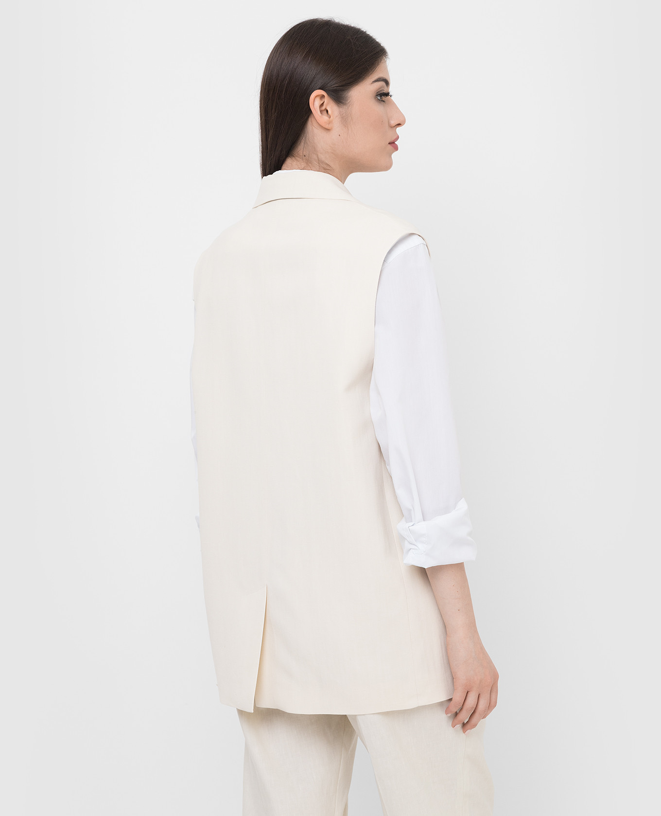 Light beige vest Brunello Cucinelli 4