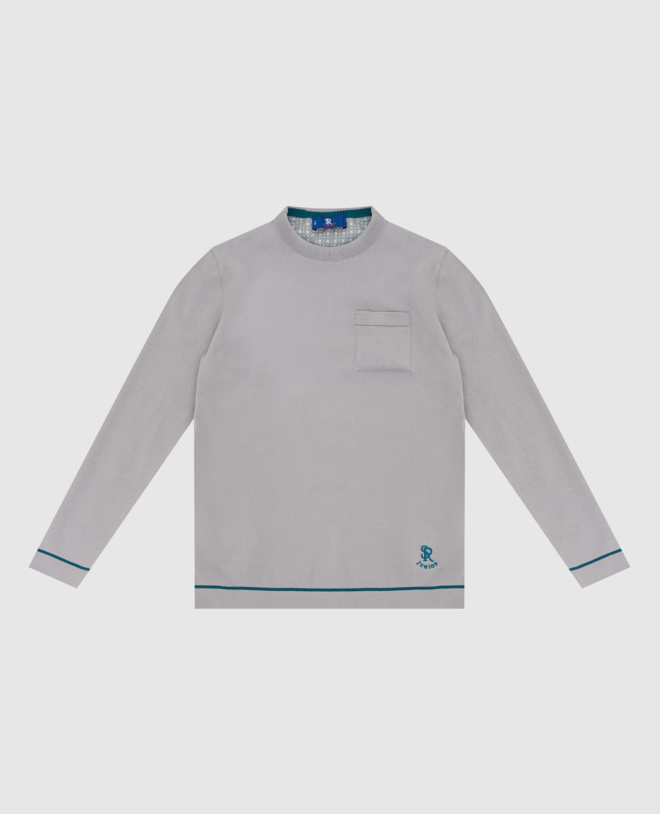 

Kid's Gray Monogram Jumper Stefano Ricci, Grey