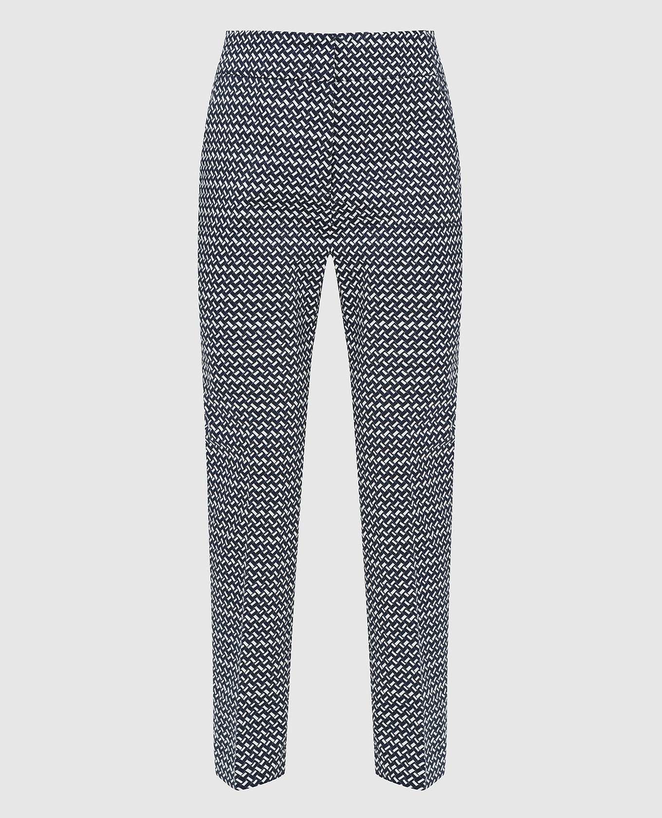 

Trousers with geometric pattern Peserico, Blue