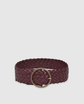 Philosophy di Lorenzo Serafini Burgundy belt A30105741