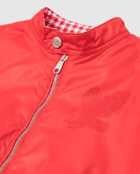 Stefano Ricci Children's red jacket with logo YUJ8200020LT0002