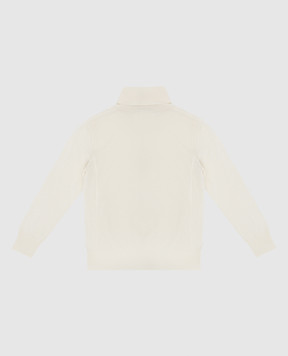 Stefano Ricci Children's light beige wool golf KY06002D01Y18415