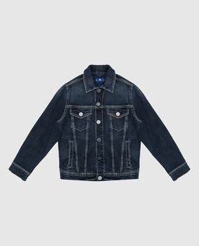 Stefano Ricci Children's blue denim jacket YSJ72050101626
