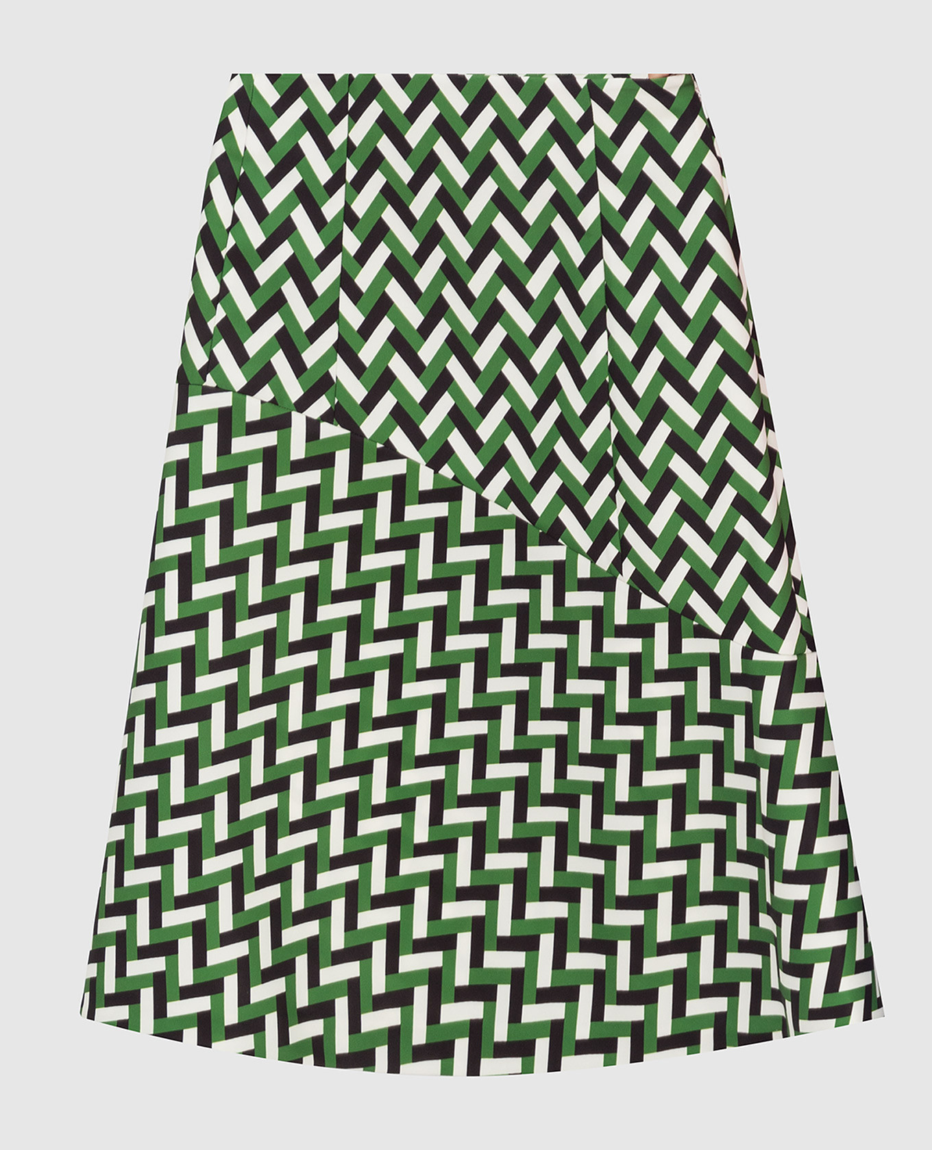 

Geometric pattern midi skirt Jil Sander, Зеленый