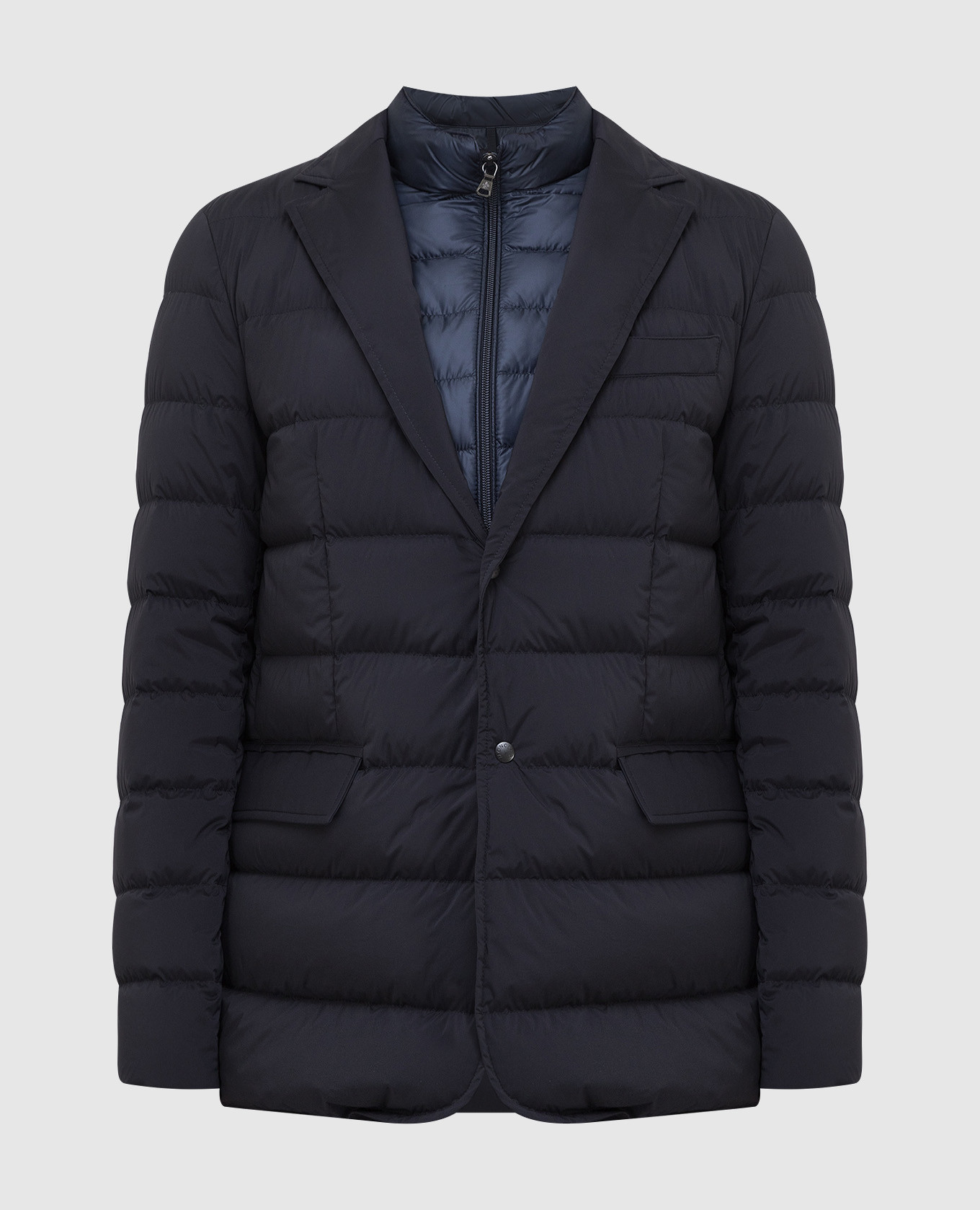 Moncler Ferrandier navy down jacket 1A0017253132 buy with Sweden delivery at Symbol