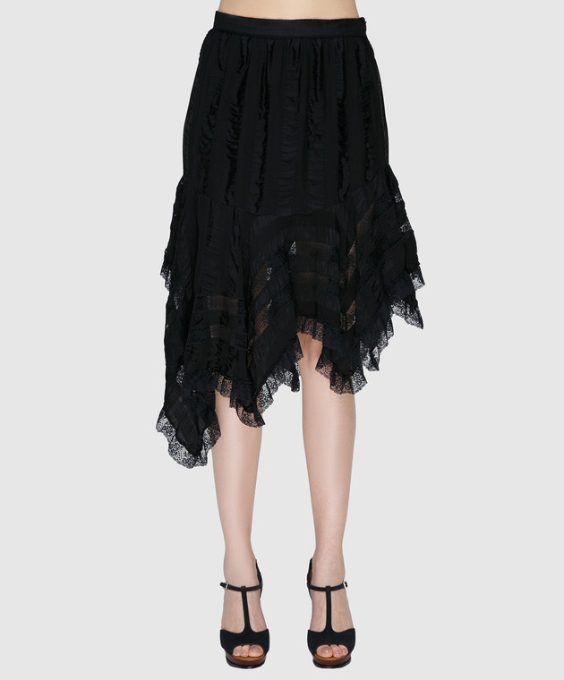 スカート PHILOSOPHY DI LORENZO SERAFINI Woman Skirt Black 01072117 スカート PHILOSOPHY DI LORENZO SERAFINI Woman Skirt Black