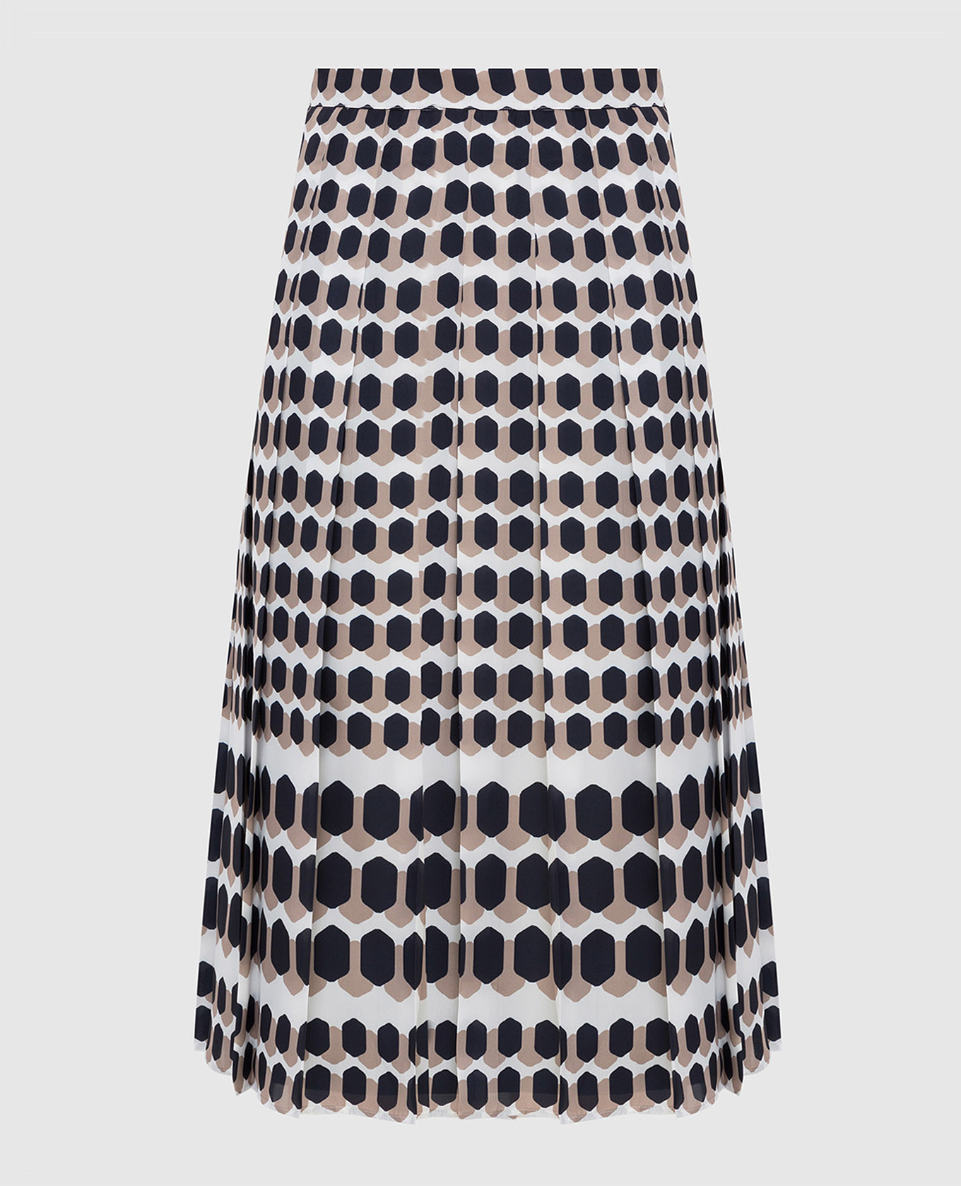 

Geometric print skirt Marina Rinaldi, Белый