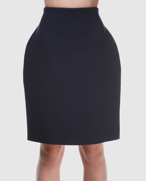 NINA RICCI Navy blue skirt 18PCJU002C00864