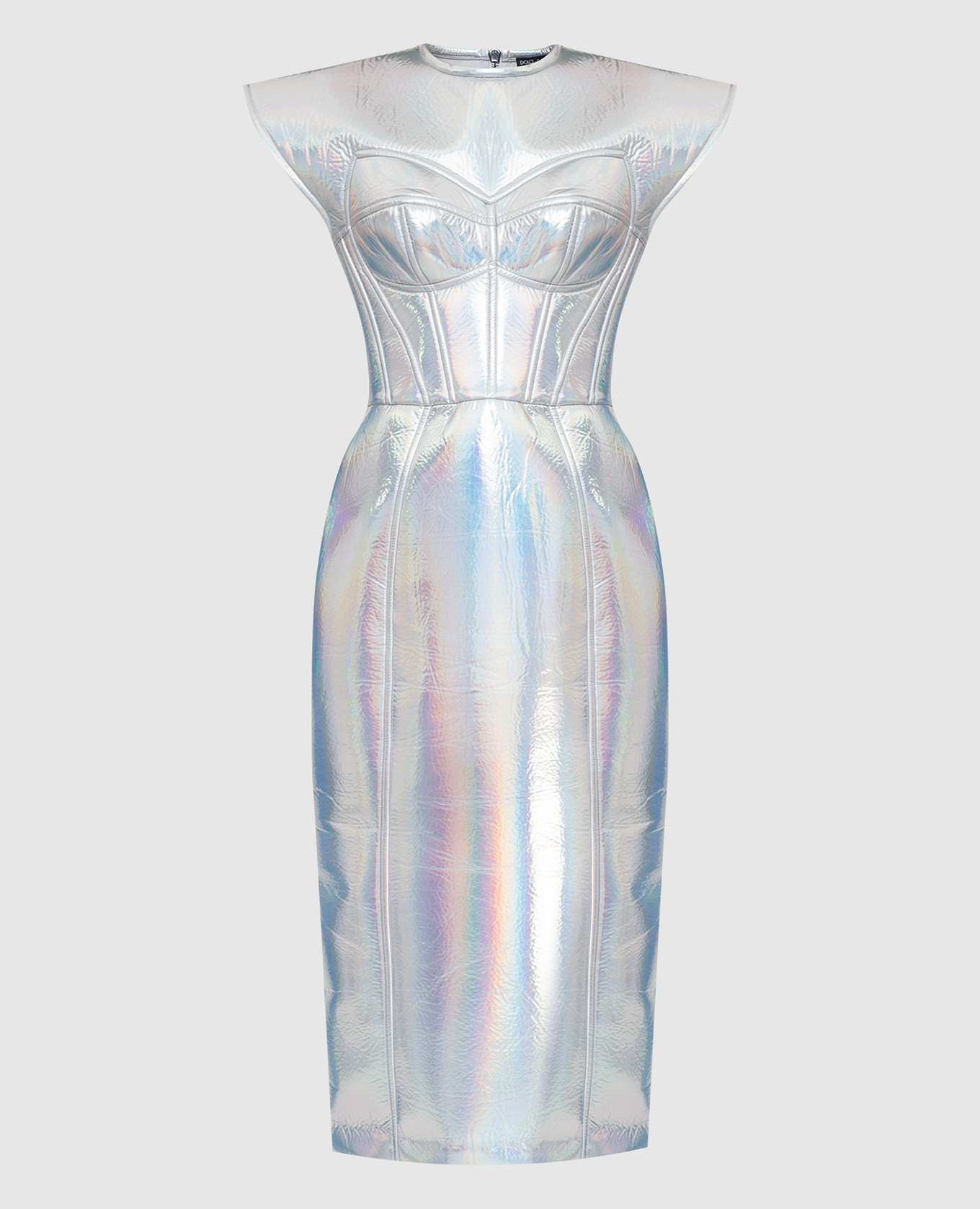 

Midi dress with accent shoulders Dolce&Gabbana, Silver