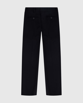 Stefano Ricci Children's black wool trousers Y1T9000000W0004D