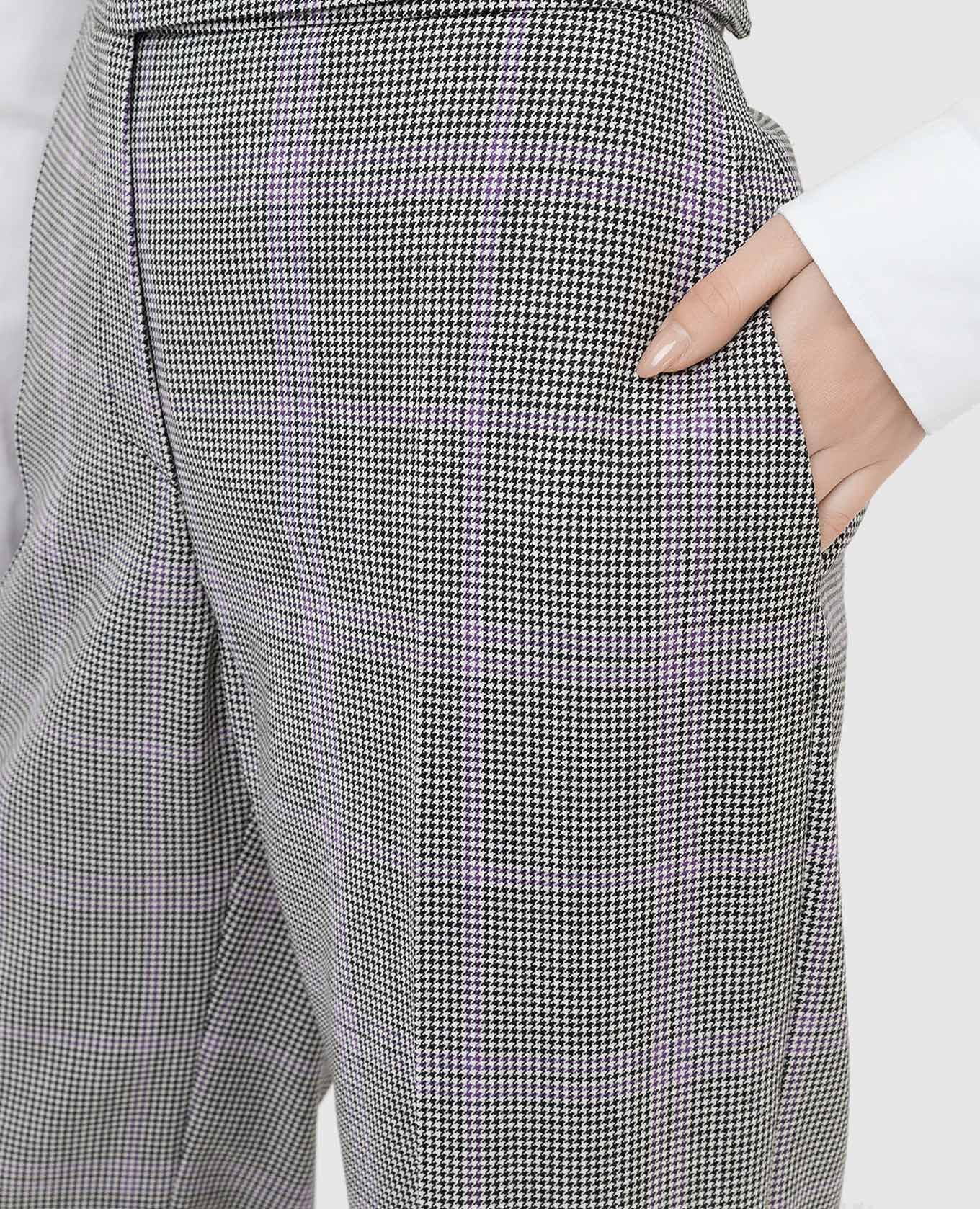 Patterned wool trousers ALEXANDRE VAUTHIER 5