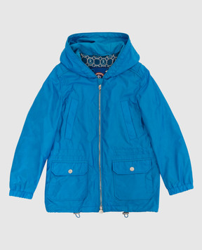 Stefano Ricci Children's light blue jacket in a pattern YDJ8200060HN0036