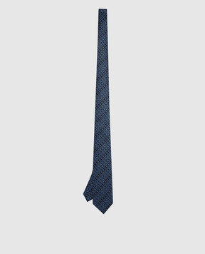 Stefano Ricci Children's silk set of a tie and a scarf in a pattern YDX29001
