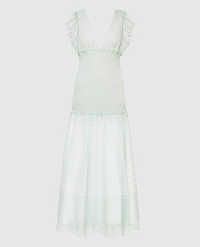Philosophy di Lorenzo Serafini Light green dress A0418
