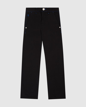 Stefano Ricci Pantaloni neri per bambini YUT8200030GF0005