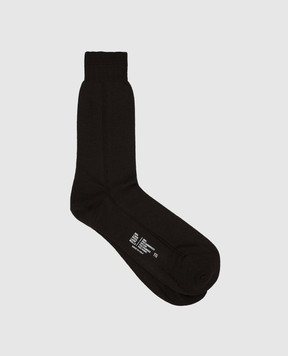 RiminiVeste Brown wool socks WN8011EMINENCE