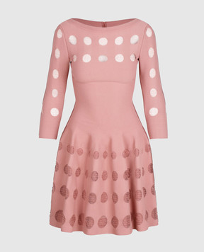 Alaia Pink perforated dress 7S9RH14CM299