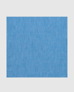 Stefano Ricci Children's blue linen pasha scarf YFZ25L1180