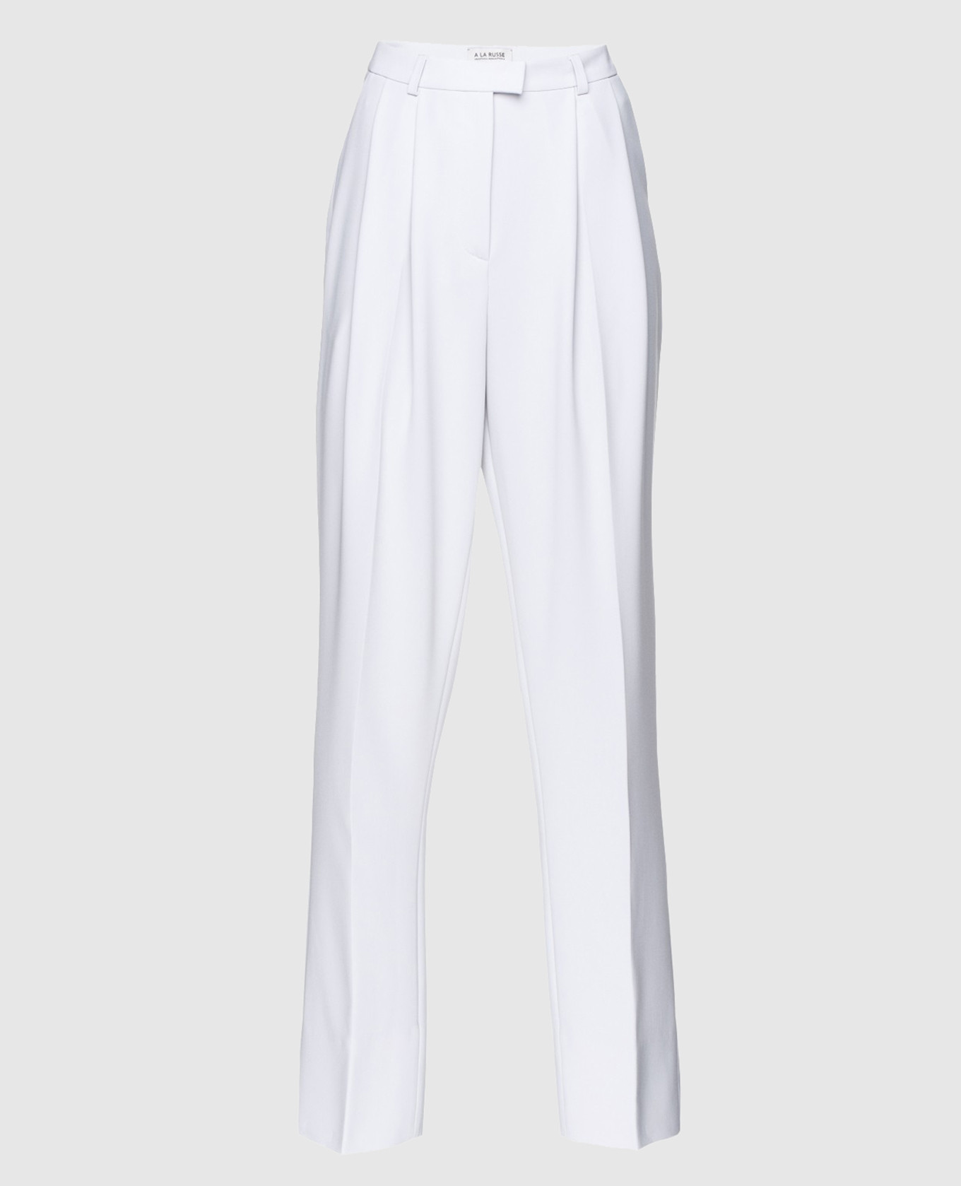 Light gray trousers A la Russe