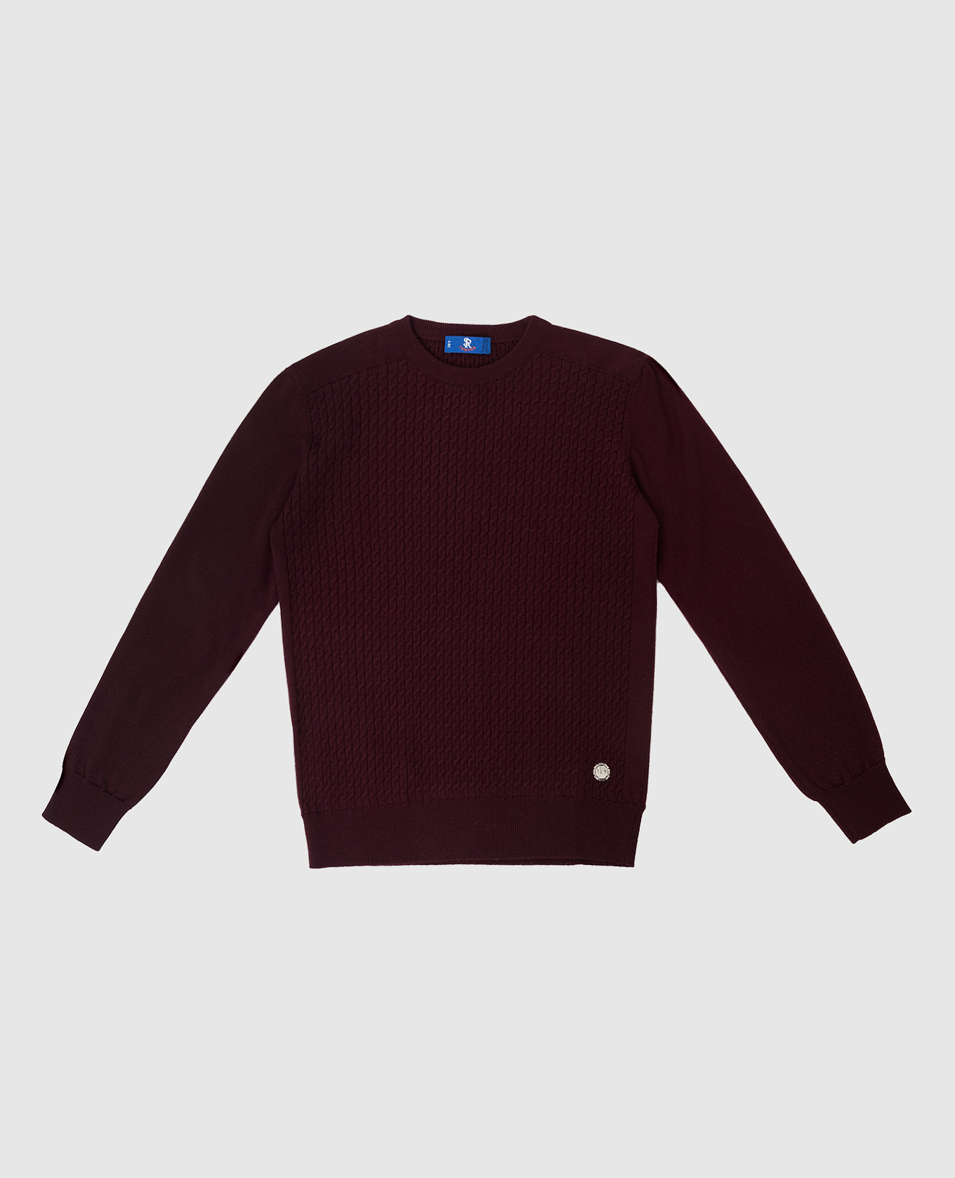 

Patterned wool sweater for children Stefano Ricci, Бордовый