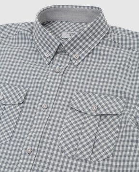 Stefano Ricci Children's checkered shirt YAC6S00010L823