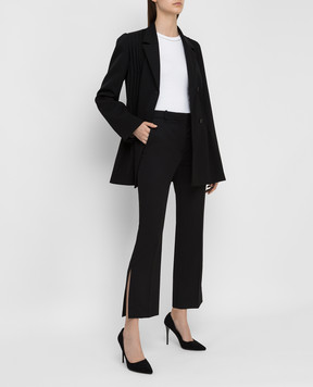 NINA RICCI Black wool trousers 20ECPA014WV0241