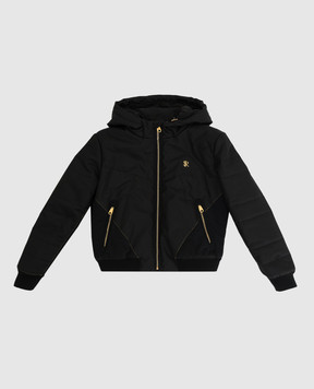 Stefano Ricci Children's black jacket with lurex YDJ8400040MA0010