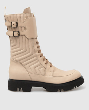 MYM Ivor leather boots with straps IVOR