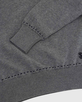Stefano Ricci Children's gray wool pullover KY02019V01Y18405