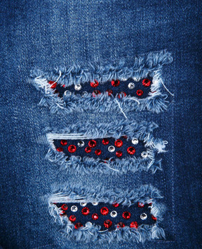 Philipp Plein Children's blue denim shorts GDT00541216