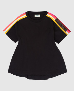 Fendi Children's T-shirt with contrasting inserts JFI2017AJ812