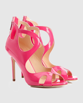 Cerasella Pink patent leather sandals FABIOLAVERNICE