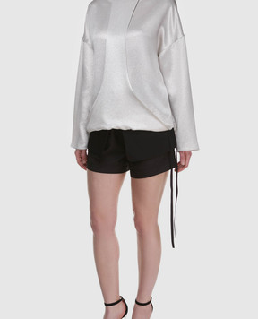 Valentino Silver long sleeve blouse PB0AE2R53VF